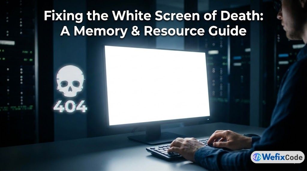 Fixing the WordPress White Screen of Death: A Memory & Resource Guide fixing the white screen of death wefixcode