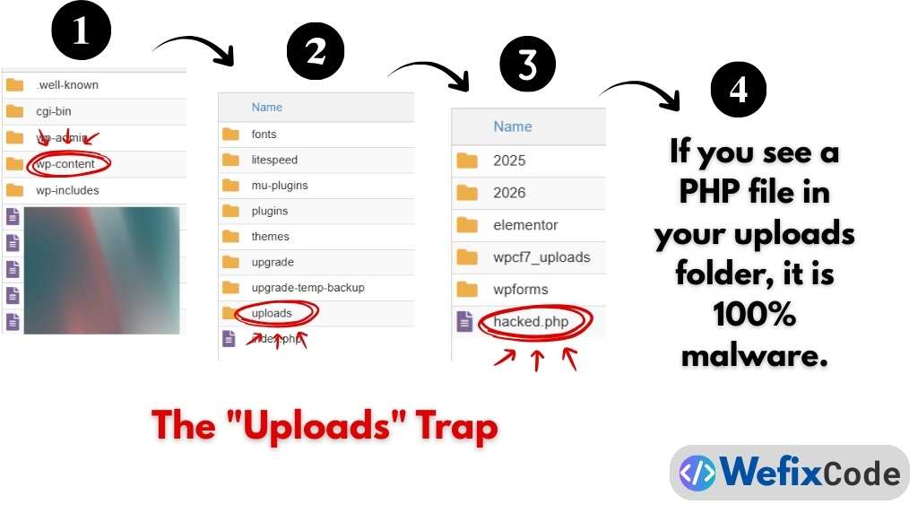 the uploads trap wefixcode