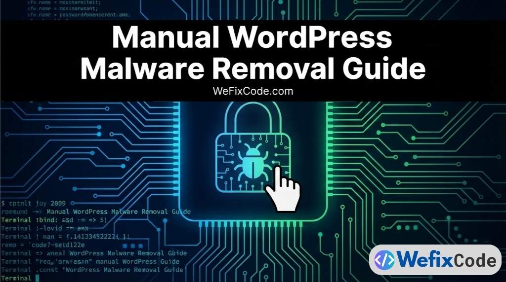 The Manual Way to Clean a Hacked WordPress Site (When Security Plugins Fail) clean hacked wordpress manually - WeFixCode