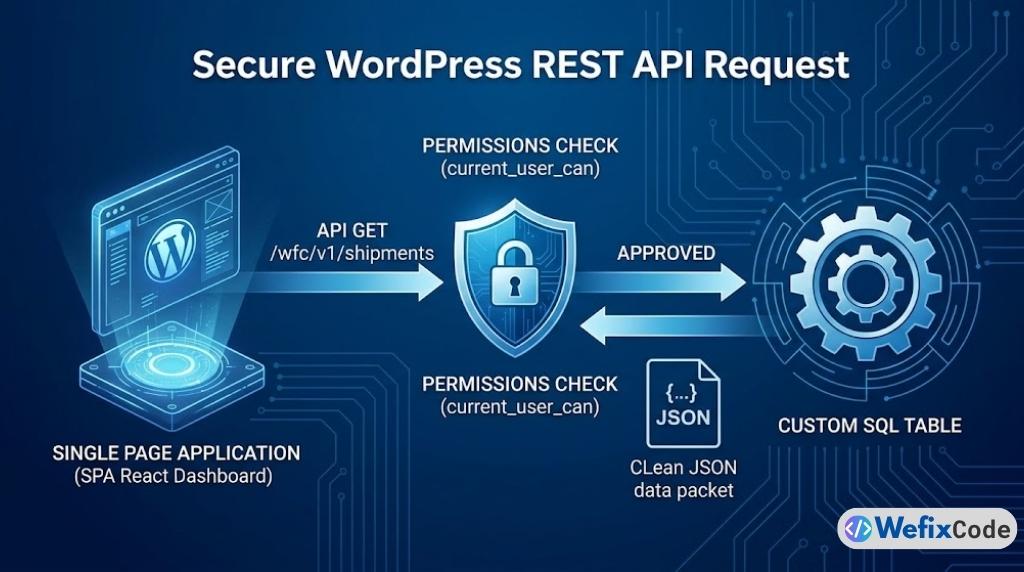 rest api authentication flow wefixcode